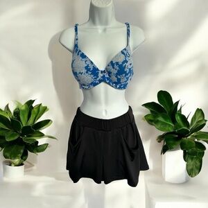 Soma Blue and White Lace Bra